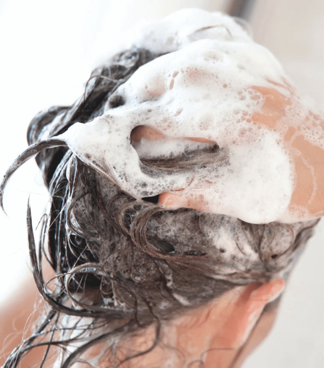 washig hair dry scalp in the winter